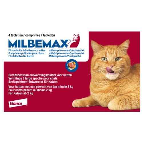 Milbemax Kat 2-8kg 4 Tabl