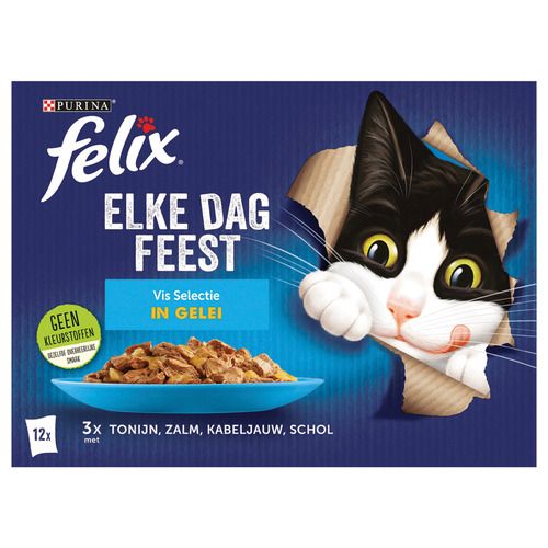 Felix Pch Elke Dag Feest Vis 12*85g
