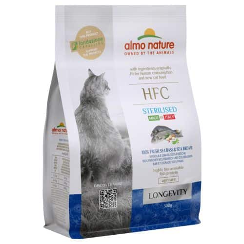 Almo Nature HFC cat senior sterilized zeebaars 300gr
